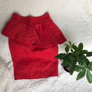 Zara red sexy dress